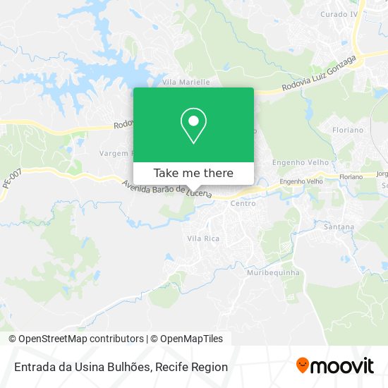 Entrada da Usina Bulhões map