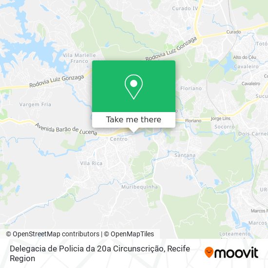 Delegacia de Policia da 20a Circunscrição map