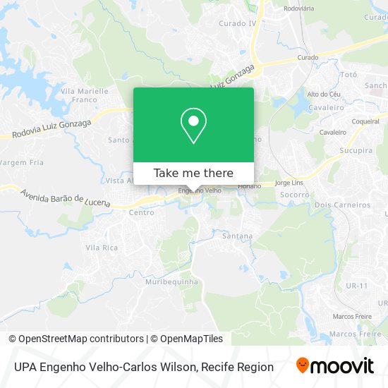 UPA Engenho Velho-Carlos Wilson map