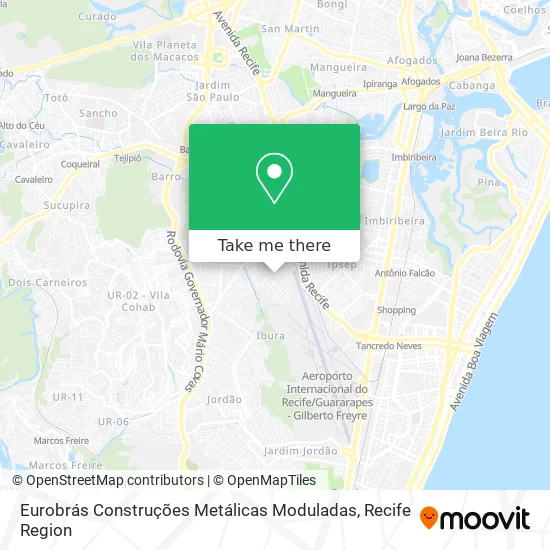 Eurobrás Construções Metálicas Moduladas map