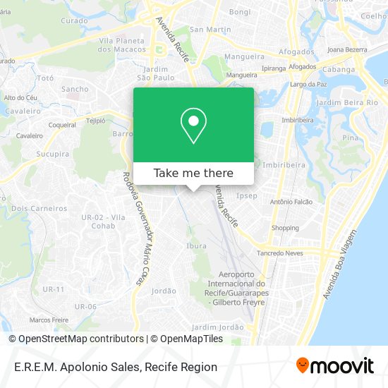 E.R.E.M. Apolonio Sales map