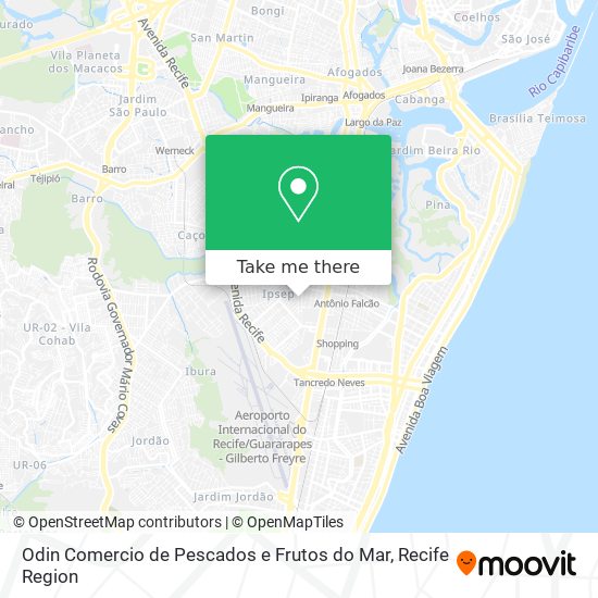 Odin Comercio de Pescados e Frutos do Mar map