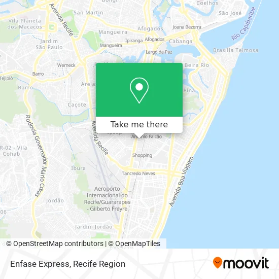 Enfase Express map