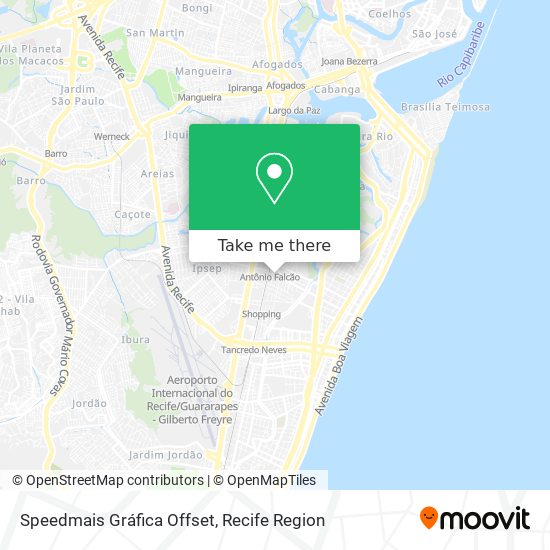 Speedmais Gráfica Offset map