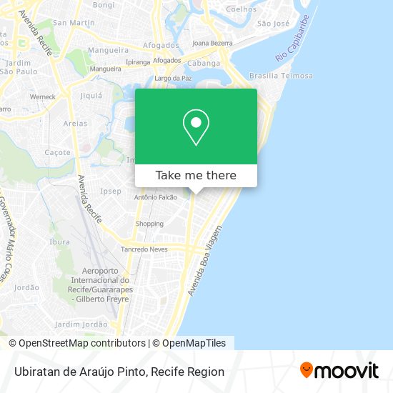 Ubiratan de Araújo Pinto map