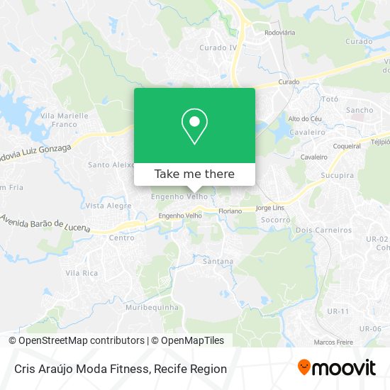 Cris Araújo Moda Fitness map
