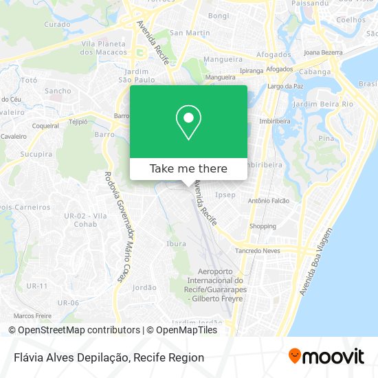Flávia Alves Depilação map