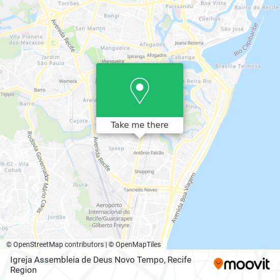 Igreja Assembleia de Deus Novo Tempo map