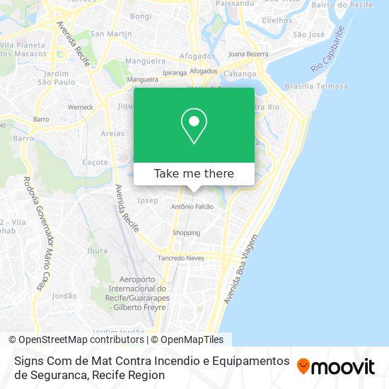 Signs Com de Mat Contra Incendio e Equipamentos de Seguranca map