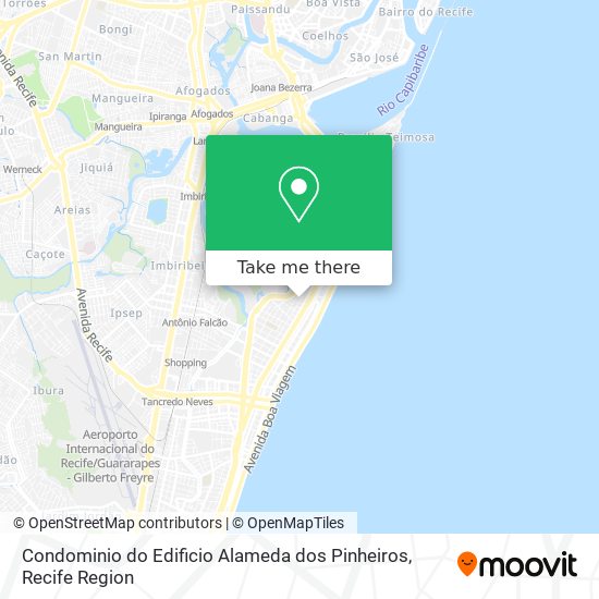 Mapa Condominio do Edificio Alameda dos Pinheiros