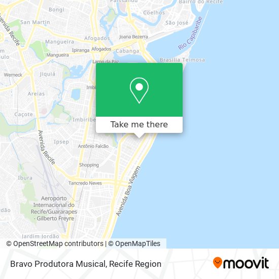 Bravo Produtora Musical map