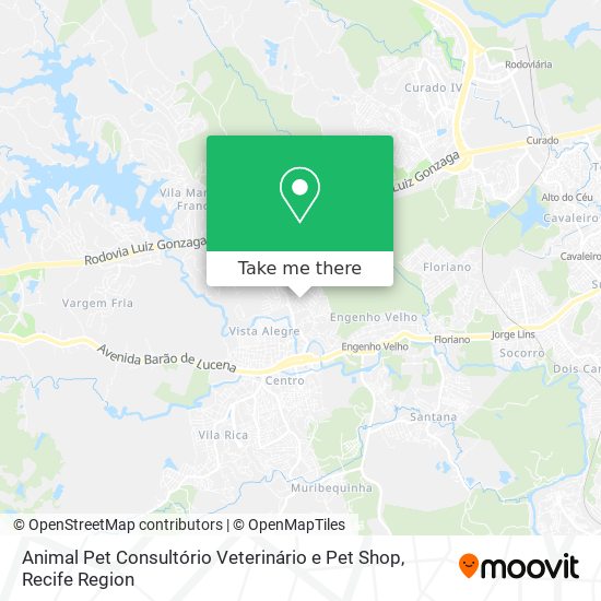 Animal Pet Consultório Veterinário e Pet Shop map