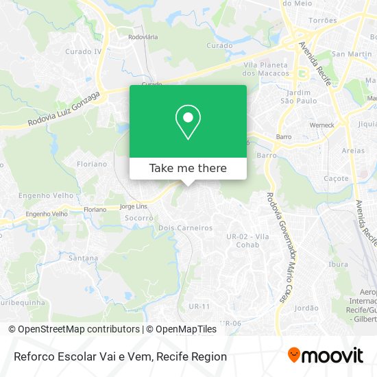 Reforco Escolar Vai e Vem map