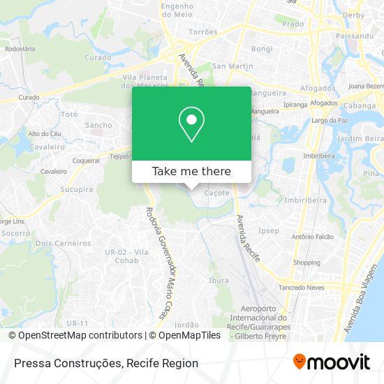 Pressa Construções map
