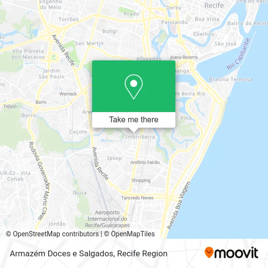 Armazém Doces e Salgados map