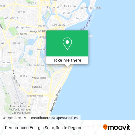 Pernambuco Energia Solar map