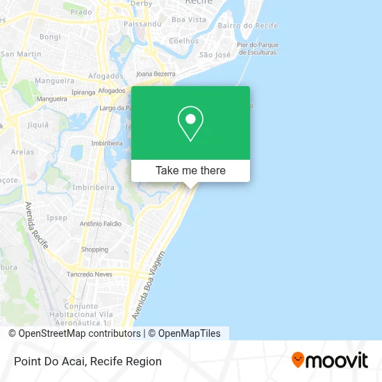 Point Do Acai map