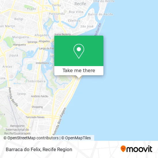 Barraca do Felix map