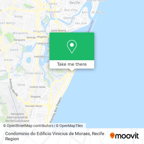 Condominio do Edificio Vinicius de Moraes map