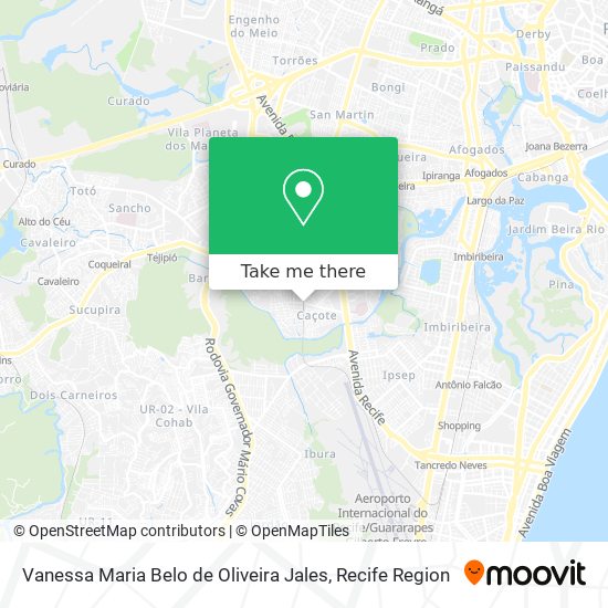 Vanessa Maria Belo de Oliveira Jales map