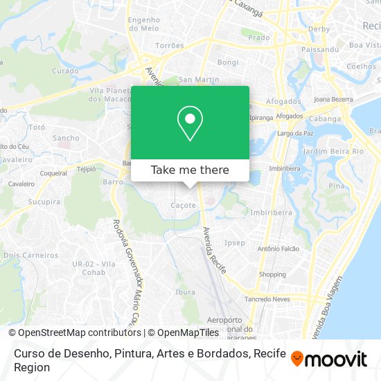 Curso de Desenho, Pintura, Artes e Bordados map