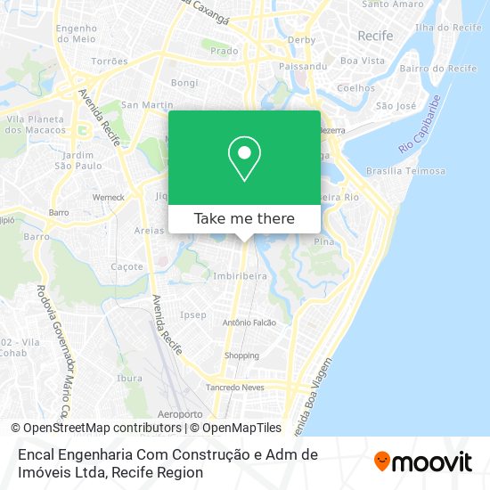 Encal Engenharia Com Construção e Adm de Imóveis Ltda map