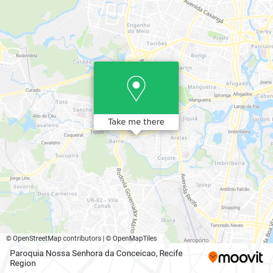 Paroquia Nossa Senhora da Conceicao map