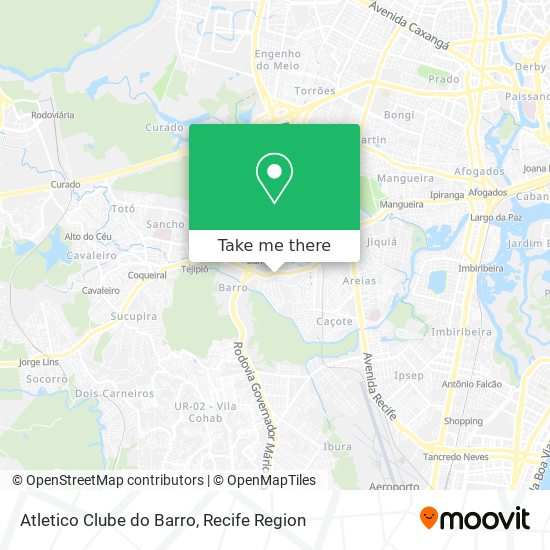 Atletico Clube do Barro map