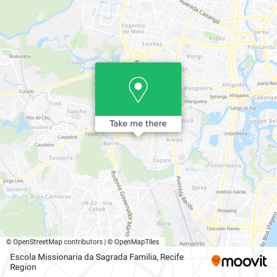 Escola Missionaria da Sagrada Familia map