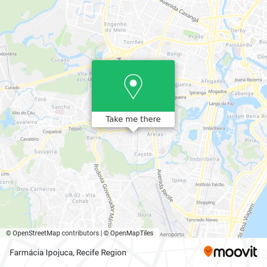 Farmácia Ipojuca map