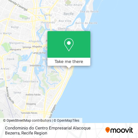 Mapa Condominio do Centro Empresarial Alacoque Bezerra
