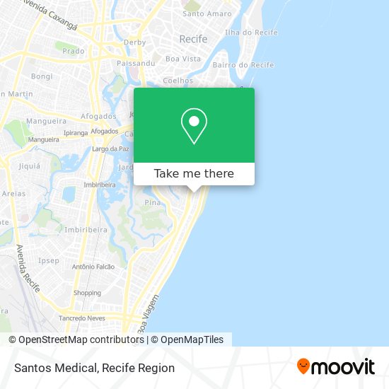 Santos Medical map