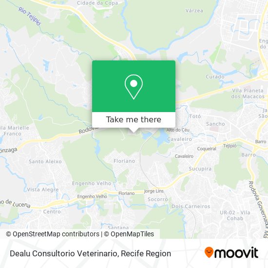 Dealu Consultorio Veterinario map