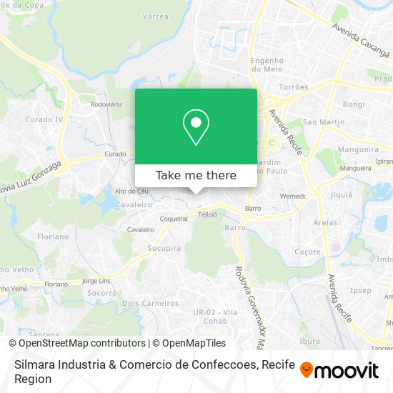 Silmara Industria & Comercio de Confeccoes map