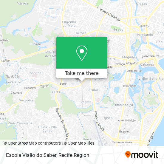 Escola Visão do Saber map