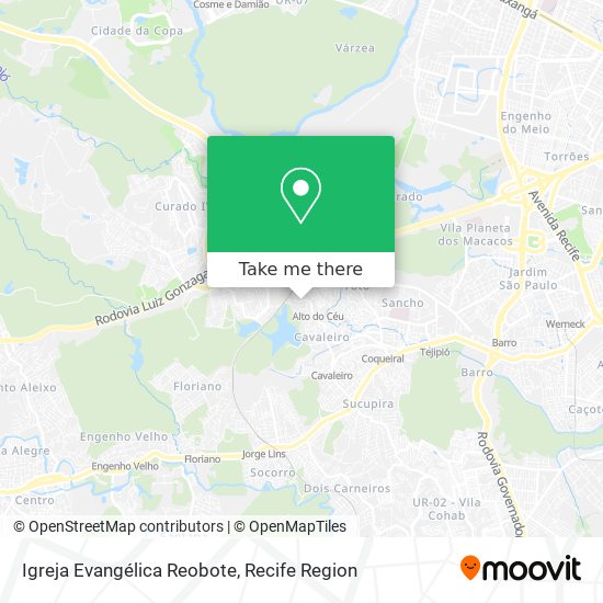 Igreja Evangélica Reobote map