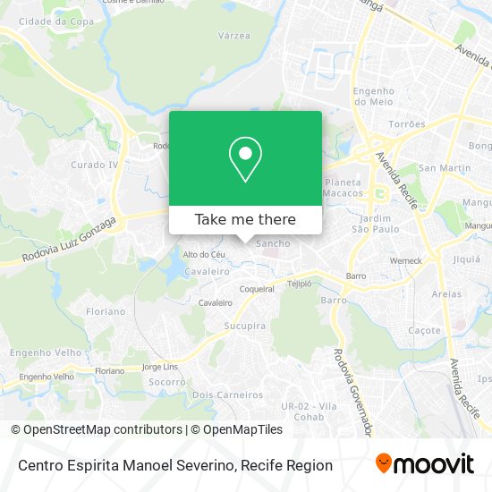 Centro Espirita Manoel Severino map