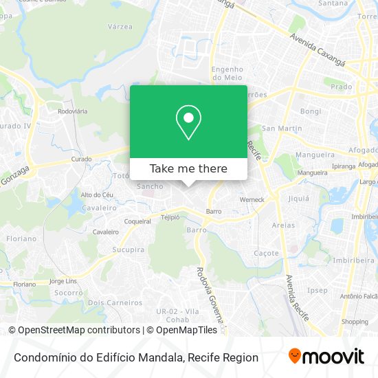 Condomínio do Edifício Mandala map