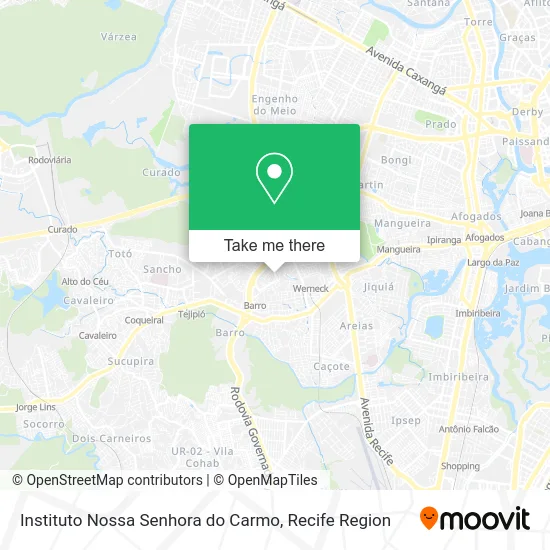 Instituto Nossa Senhora do Carmo map