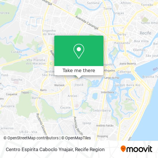 Centro Espirita Caboclo Ynajair map