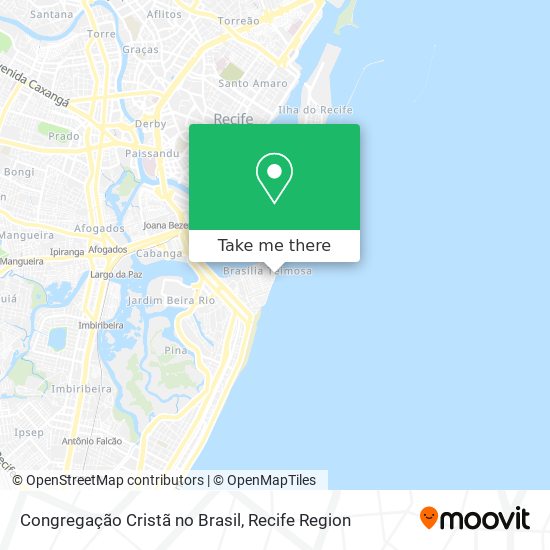 Congregação Cristã no Brasil map