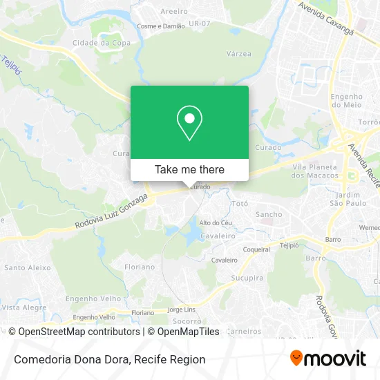 Comedoria Dona Dora map