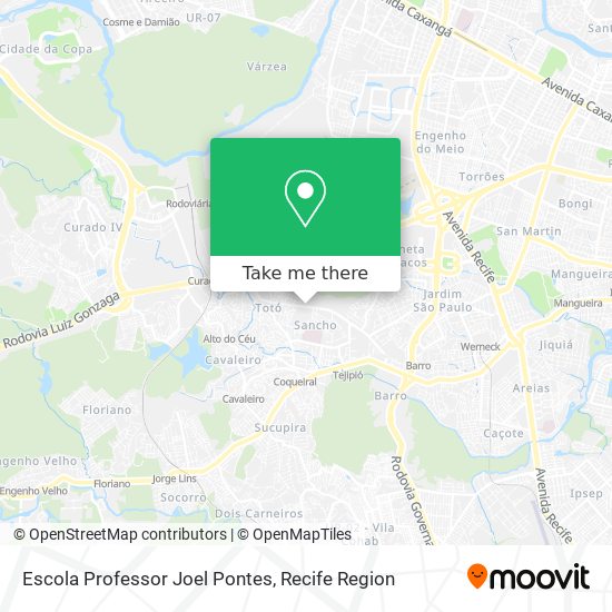 Escola Professor Joel Pontes map
