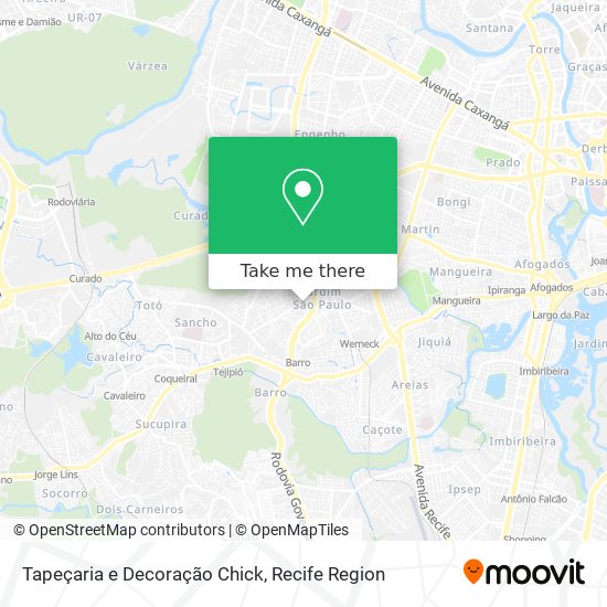 Tapeçaria e Decoração Chick map