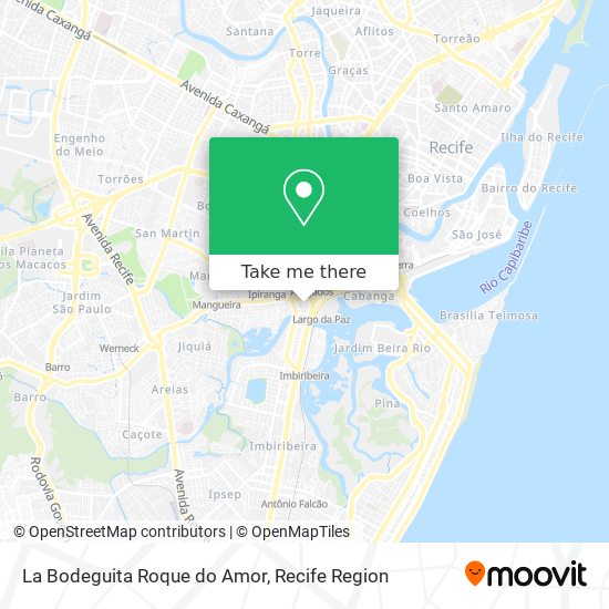 La Bodeguita Roque do Amor map