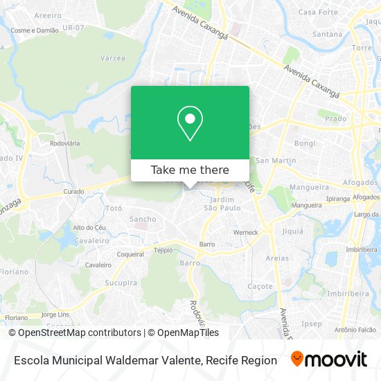 Escola Municipal Waldemar Valente map