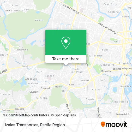 Mapa Izaias Transportes