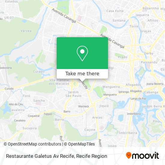 Restaurante Galetus Av Recife map