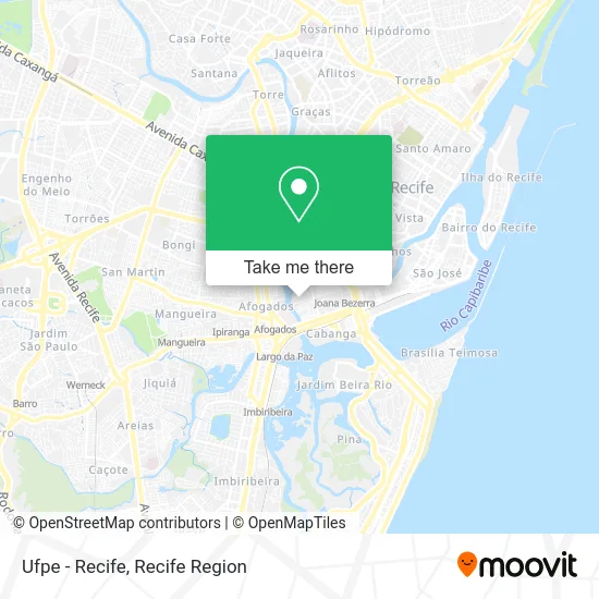 Ufpe - Recife map