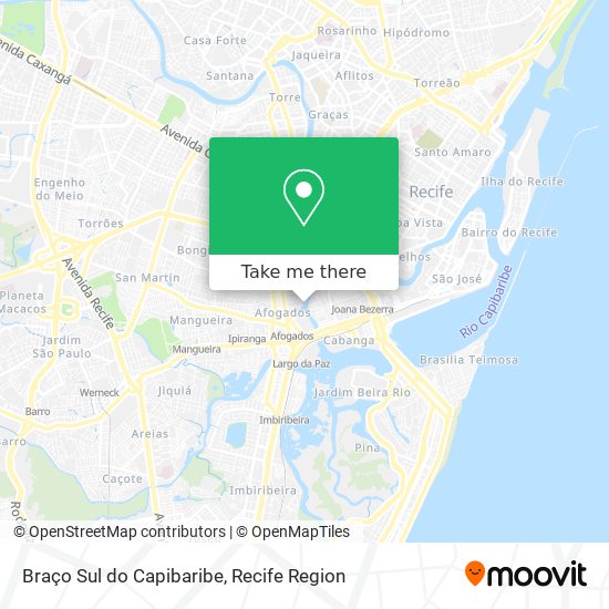 Braço Sul do Capibaribe map
